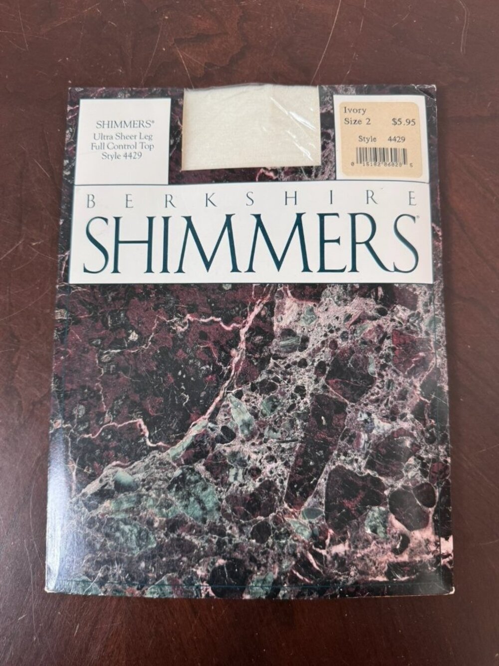 Berkshire Shimmers Ultra Sheer Leg Full Control Top Pantyhose Size 2 Ivory